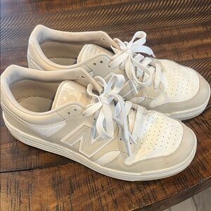 New Balance Off-White Lace-Up Sneakers